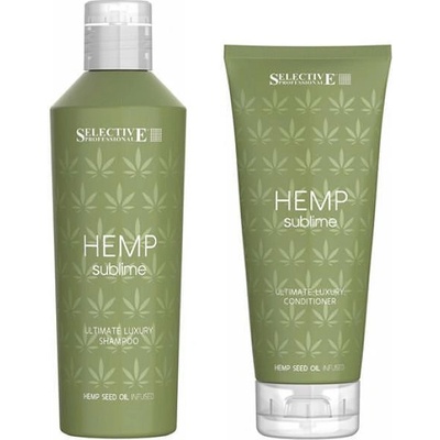 Selective Professional Хидратиращ комплект шампоан и балсам с конопено масло Selective Professional Hemp Sublime