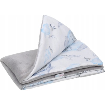 Vulpi Deka do kočíka autosedačky plyš modrá slon