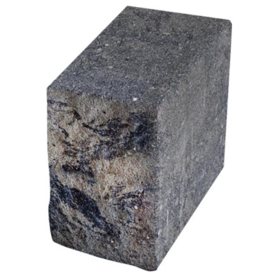 DITON Tvárnice Muráno 21/25 koncový 1/4 kámen 120x250x210 mm černo-bílá