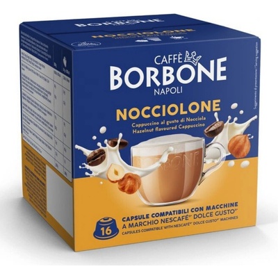 Caffe Borbone Orieškové Cappuccino kapsule do Dolce Gusto 16 ks