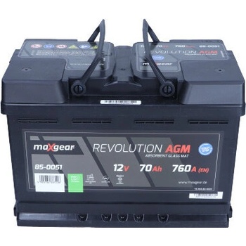 MaXgear Revolution AGM 12V 70Ah 760A 85-0051