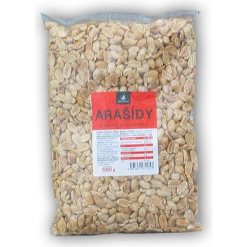 Allnature Arašidy lúpané pražené nesolené 1000 g