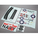 E-flite samolepky: T-28 Trojan 2.0m