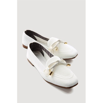 Moda Trend Дамски обувки от трико - Бели #331087 (331087_Бяло)