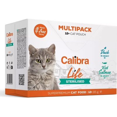 Calibra Life Sterilised Multipack 12x85 g