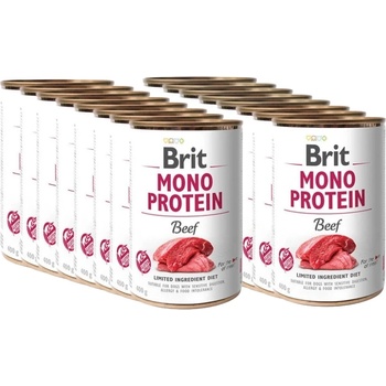 Brit моно протеин говеждо 18x400г