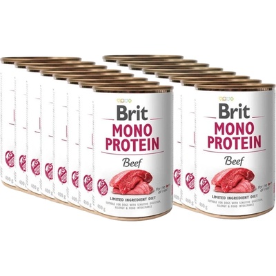 Brit моно протеин говеждо 18x400г