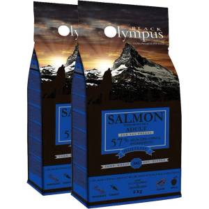 Black Olympus Adult Medium Salmon & Brown Rice 2 x 12 kg