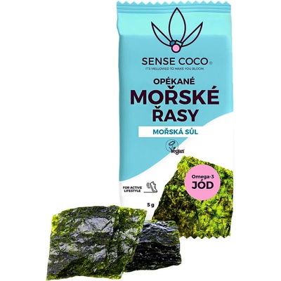 Sense Coco Opékané mořské řasy s mořskou solí 5 g