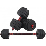 Sportmann Комплект дъмбели и гири sportmann shg07, 20 кг, Черен, Червен