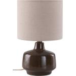 Jotex Кафява/кремава керамична настолна лампа (височина 29 cm) Laila - Jotex (2192578-01-0)