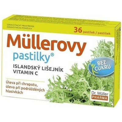 Dr. Müller Müllerove pastilky s island. lišajníkom a vit. C 36 kapsúl