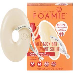 Foamie Твърд душ сапун с връв 80гр - Папая и овесено мляко (3262)