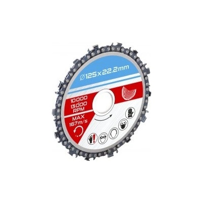 Kotouč řezný řetězový 125x22.2mm - 21804