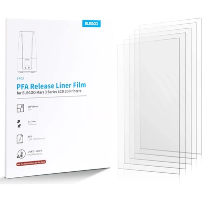 Elegoo Комплект PFA фолио - 5 бр. - Mars 3 Pro (50.102.0018)