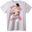 NOONEBRAND Тениска Карикатурно Момиче XOXO - 3XL, White