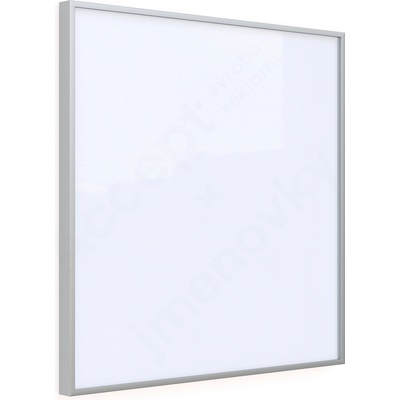 ACCEPT Dveřní tabulka Plato X 148 x 148 mm stříbrná tabulka