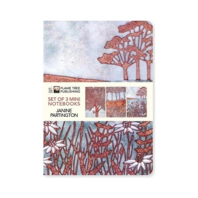 Flame Tree Publishing Janine Partington Set of 3 Mini Notebooks | Flame Tree Studio