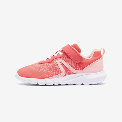 Decathlon dětské boty na suchý zip Soft 140 růžová
