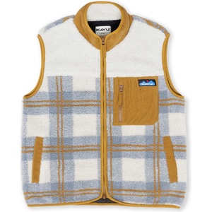 KAVU Дамски поларен елек KAVU Women's Ozette Fleece vest - Horizon Plaid - размер XS (132-1652-0312)