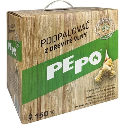 PE-PO Podpaľovač drevitá vlna 150 kúskov