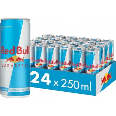 Red Bull Energy drink bez cukru 24x250 ml