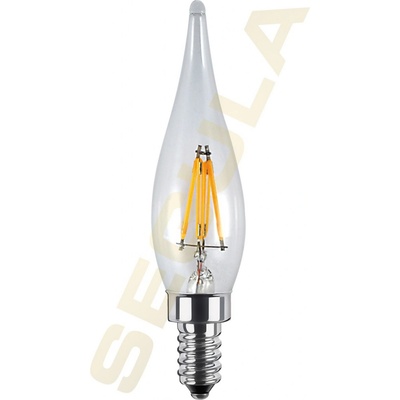 Segula 55234 LED francouzská svíčka čirá E10 1 W 60 Lm 1.900 K