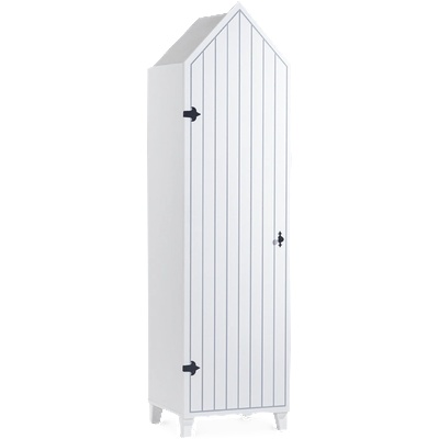 Carmen Еднокрилен гардероб ляв miami - бял (3575117)