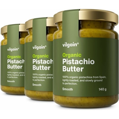 Vilgain Pistáciové maslo BIO 3 x 140 g
