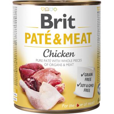 Brit Брит пате и месо от пиле 800г