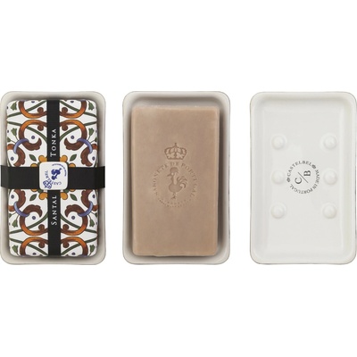 Castelbel tuhé mydlo s mydlenkou tonka & santalové drevo 200 g