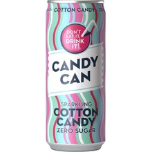 Candy Can Sycený nápoj s příchutí cukrové vaty se sladidly 330 ml