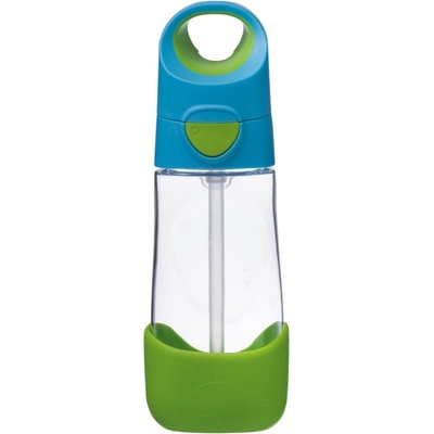 b.box Bottle with Straw шише със сламка Blue Green