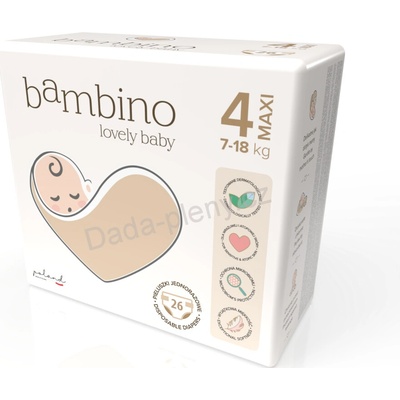 Bambino Lovely Baby 4 7-18 kg 26 ks