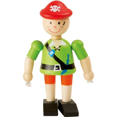 Legler ohybná figúrka pirát zelený