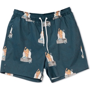 LAKOR Мъжки бордшорт LAKOR Save The Mermaids Swim Shorts Boardshorts - Blue - размер 30 (EU) (050-2259-0111)