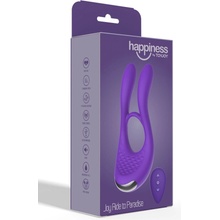 ToyJoy Happiness Joy Ride to Paradise, silikónový vibračný krúžok na penis a semenníky