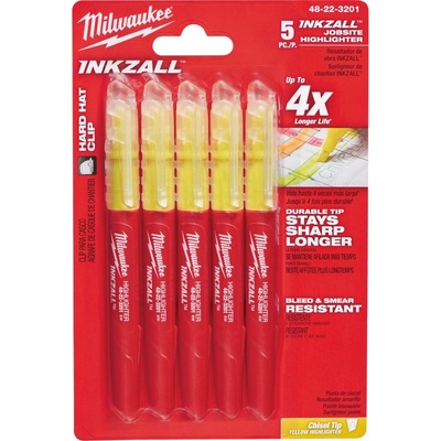 Inkzall 48223201 zvýrazňovače žluté 5ks