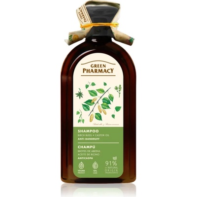 Green Pharmacy Bylinný Šampón proti lupinám s výťažkom z brezovej kôry (350 ml)