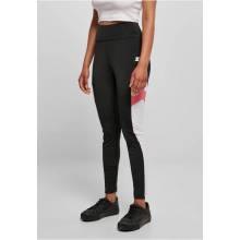 Ladies Starter Highwaist Sports Leggings - blk/wht/pnkgrpfrt