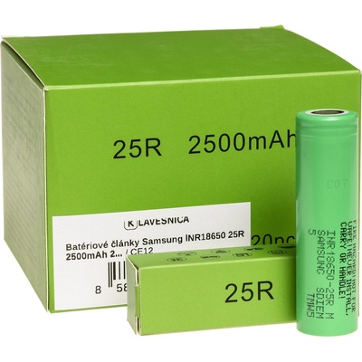 Samsung INR18650-25R 2500mAh 20A