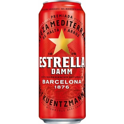Damm Estrella 0,5l 4,6% (plech)