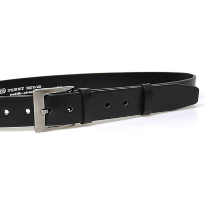 Penny Belts kožený opasek 08NKS-60 černý