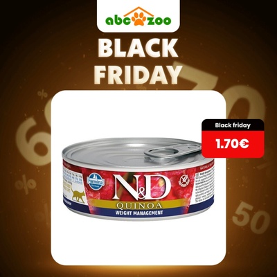 N&D Cat QUINOA Adult Weight Manamegent Lamb & Brocolli 80 g