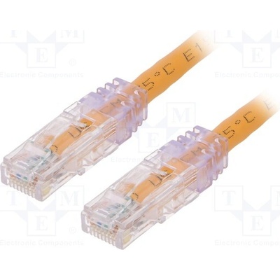 Panduit UTPSP3MORY Patch U/UTP Cat 6 RJ45 vidlice z obou stran lanko Cu 3m