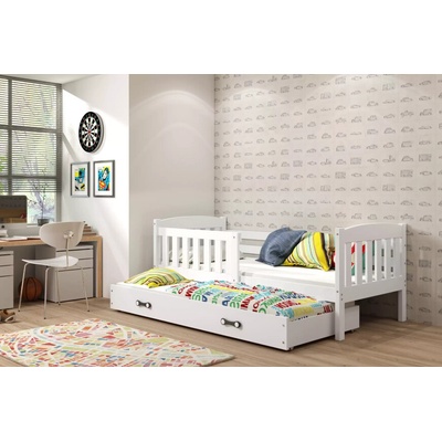 Interbeds Kubus 3 s matracom rozkladacia Biela / biela