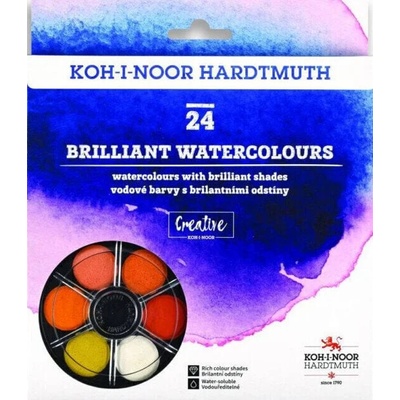 KOH-I-NOOR Brillant Colours Акварел 24 цвята