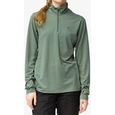 Fjallraven Abisko Day Hike Half Zip patina green