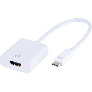 Vivanco Адаптер Vivanco 45253, от USB Type C(м) към HDMI(ж), до 4096x2160 резолюция, 0.15м, бял (45253)
