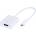 Vivanco Адаптер Vivanco 45253, от USB Type C(м) към HDMI(ж), до 4096x2160 резолюция, 0.15м, бял (45253)